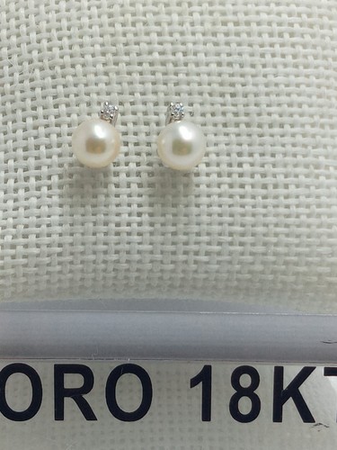 Orecchini oro bianco - oro, 18