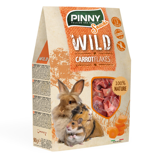 Pinny wild snack carrot - snack, flakes