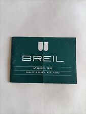 BREIL Libretto di istruzioni orologio Analogico SF SA Cal. V33F V33G