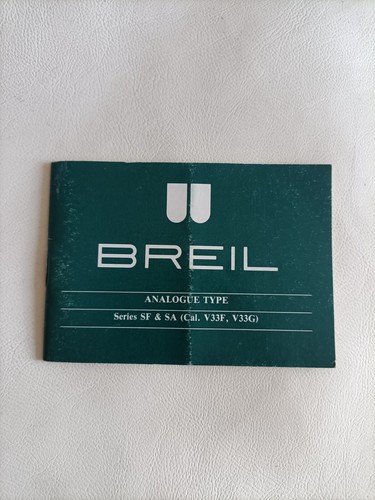 Breil libretto istruzioni - breil, di