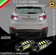 LAMPADE RETROMARCIA 13 LED T15 W16W CANBUS PER HYUNDAI IX35 6000K NO ERROR