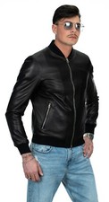 Giacca Bomber da Uomo in Vera
