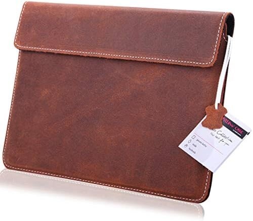 Custodia tablet vera pelle - pelle, per