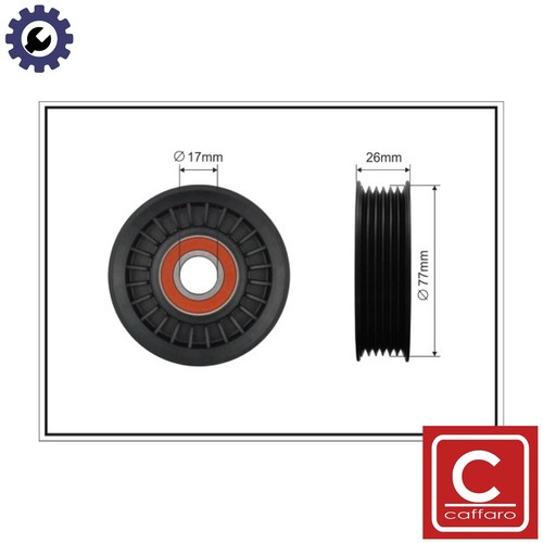 Puleggia tenditore cinghia - tenditore,