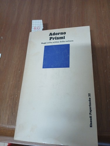 Theodor adorno prismi - w.adorno-,