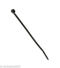 100pz fascette piccolissime colore Nero in nylon 1.5x70mm per cablaggio