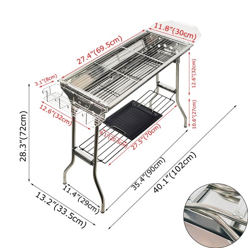 Griglia barbecue carbone - barbecue, a