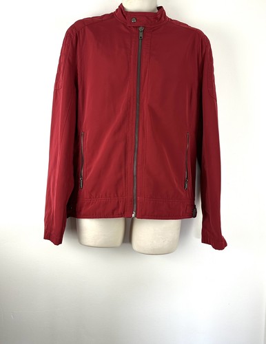 Zara uomo rosso biker bomber - rosso,