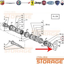 FIAT DUCATO TALENTO PIASTRA FLANGIA CUSCINETTI CAMBIO NUOVO ORIGINALE 95560462