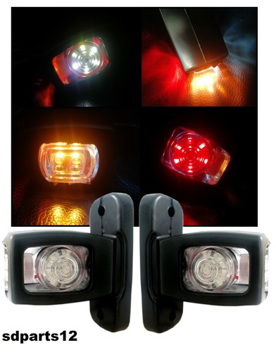 Luci ingombro led - 2x, arancio