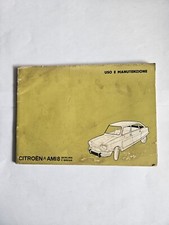 CITROEN AMI 8 BERLINA E BREAK MANUALE USO E MANUTENZIONE ORIGINALE DELL'EPOCA 
