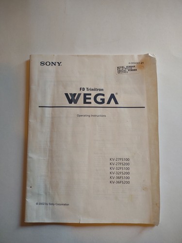 Sony wega trinitron - wega, tv