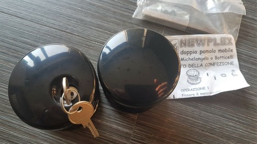 Coppia pomo pomelli con blocco - pomo,