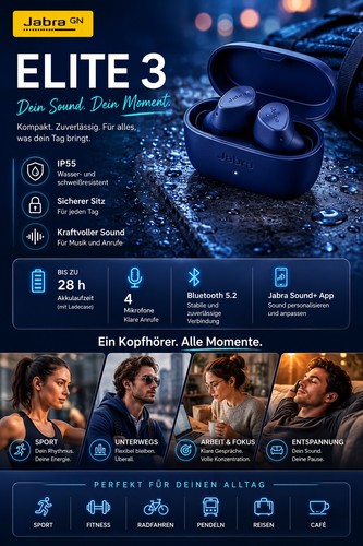 Jabra elite navy set - jabra,