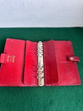 Filofax Winchester Red Harrods