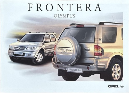 Opel frontera olympus depliant - opel,