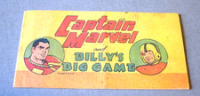 1948- CAPTAIN MARVEL MINIATURA FUMETTO- BILLYS BIG GAME PREMIUM GIVE-A-WAY 7"