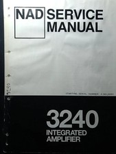 NAD 3240 Amplificatore Manuale