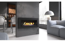 Biocamino da parete 110x40X16 cm Nero camino difettoso Cod fd95 omg 7 dif stufa