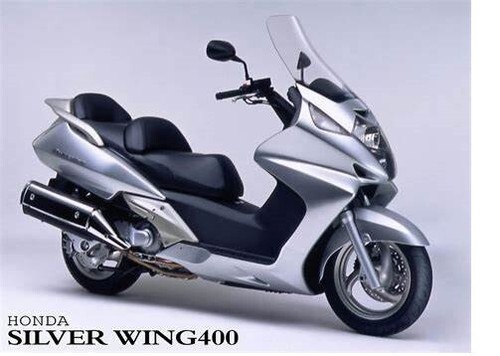 Honda silver wing 400 - silver,