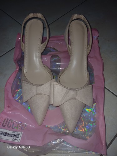 Tacchi beige velluto - beige, in