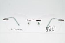 Occhiali RÖHM 4066 TITANIUM Bronzo Senza Montatura Nuovi