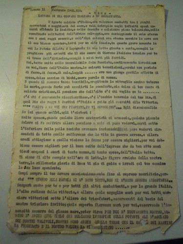 Lettera tema una giovane - tema,