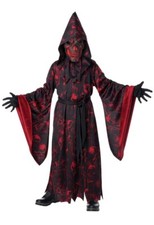 Costume Da Bambino Mago Oscuro Fuoco E Zolfo California Costumes 3121-189