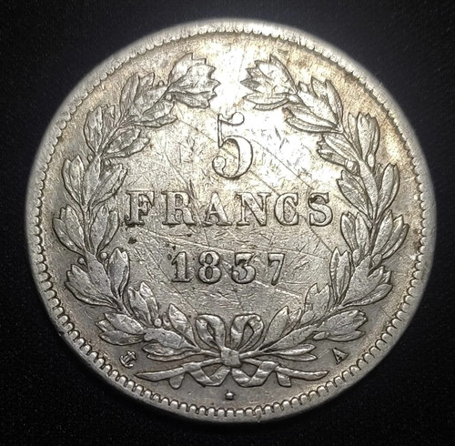 Francia franchi 1837 moneta - francia,