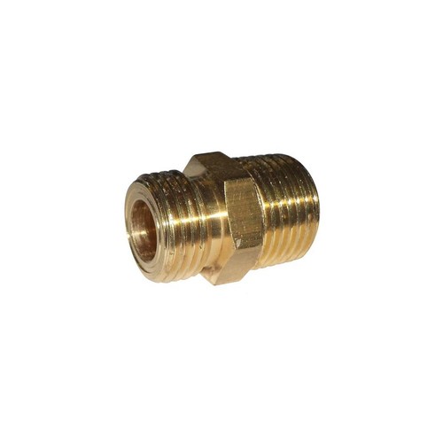 Nipplo ottone maschio - ottone, destra