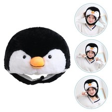  Peluche Pinguino Copricapo Festa Selfie Cappello Pinguino Copricapo Foto Prop