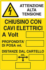 M-ITALY CARTELLO - ATTENZIONE