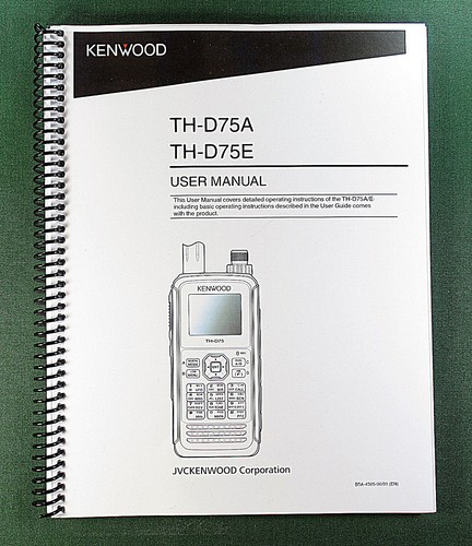 Kenwood d75 manuale utente - th-d75,