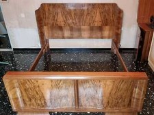 BELLISSIMO LETTO MATRIMONIALE IN ARTE DECO' INIZII 900