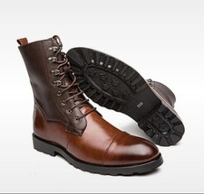 stivali in pelle uomo