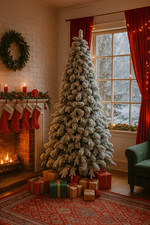 Albero Natale Innevato 180cm