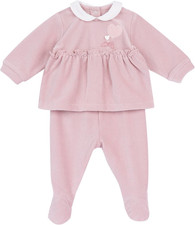 Completo Coprifasce E Ghettina in Ciniglia Pigiamino per Bambino E Neonato Bimba