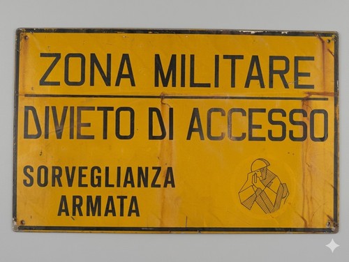 Insegna targa cartello - insegna,