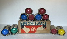 10 Lampadine attacco Edison, colorate Tungsram vintage anni’60+scatola originale