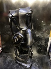 Statuetta africana  in ebano