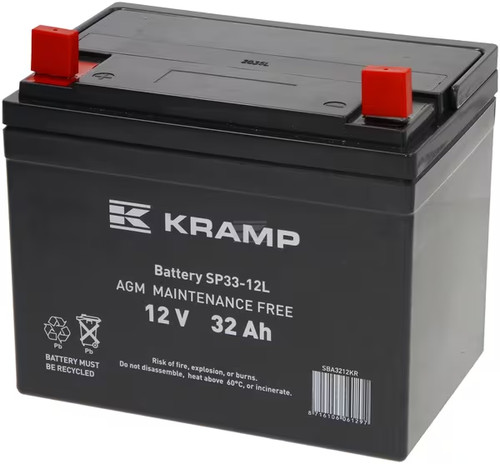 Batteria 12v 32ah gel 10kg - 32ah,