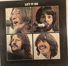 The Beatles – Let It Be, used LP, first press Italy 1970, cover and record VG+