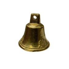 CAMPANA TONDA OTTONE Ø45mm ANIMALI MUCCHE BOVINI CAMPANACCIO