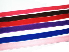2mt nastro velluto 10mm vari colori bijoux 