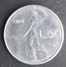 Moneta 50 Lire 1977