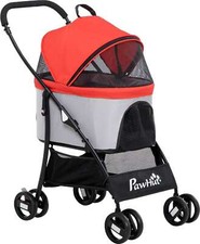 Passeggino per Cani Pieghevole Trasportino Rimovibile 82x49.5x98cm  AllMyPets