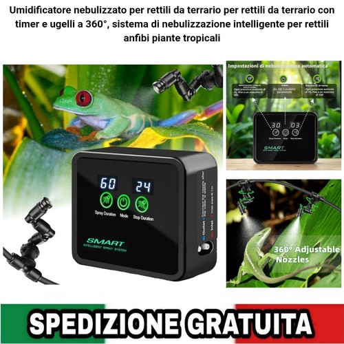 Sistema nebulizzatore terrario - sistema,
