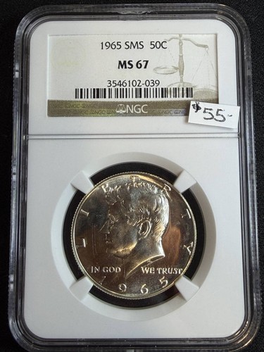 1965 mezzo dollaro kennedy - s,