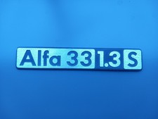 Stemma Logo Fregio Scritta Alfa 33 1.3 S (usato)