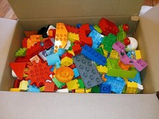 LEGO DUPLO 2,2kg Pacchetto Misto Lotto Lavoro 99 Mattoncini Pezzi Veicoli Finestre RICAMBI